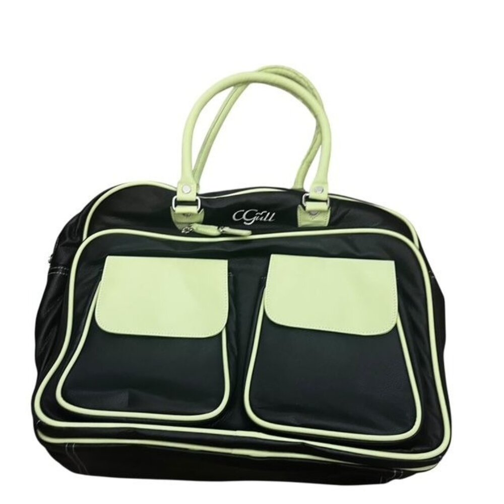 CGull Black and Green Craft Tote Cricut Cartridge Organizer
